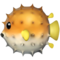 Blowfish emoji on Apple